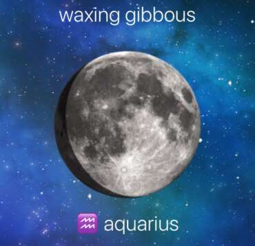 Weekend Forecast: Waxing Moon 90% illuminated